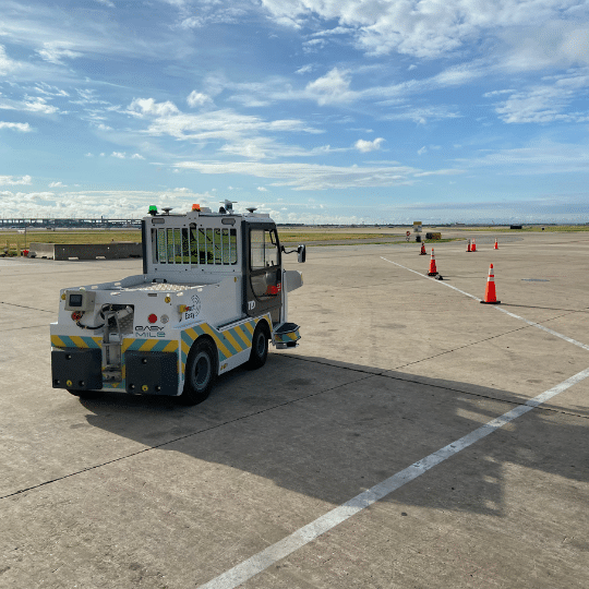 Autonomous cargo towing at Dallas Fort Worth International Airport