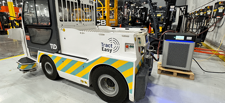 ACT provides chargers for TractEasy EZTow deployments in the US and France